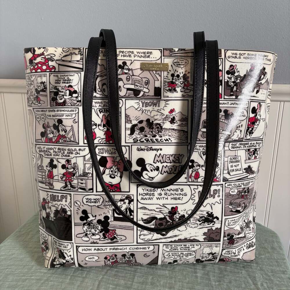 Kate Spade New York Disney Minnie Mouse Comic Print Tote Bag PXRU6507